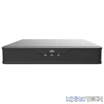 Uniview 8 Channel PoE Basic Network Video Recorder with 1 HDD Slot