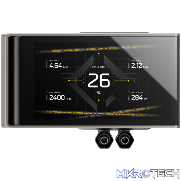 DeepCool LT360 VISION ARGB 4.5" LCD All-in-one CPU Liquid Cooler - Black - Image 3