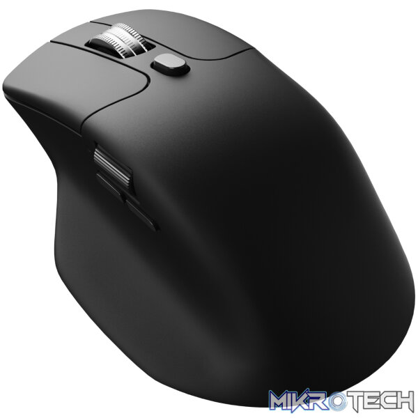 Keychron M6 30000 DPI Wireless Silent Mouse - Black (BT/2.4GHz/Wired) - Image 3