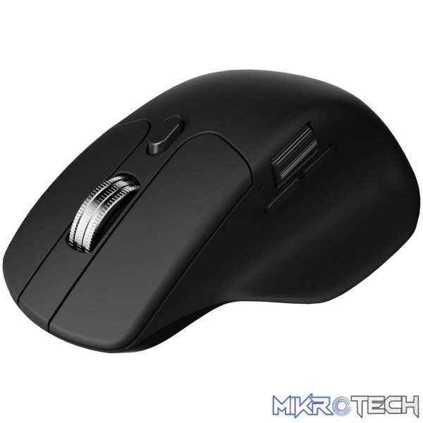 Keychron M6 30000 DPI Wireless Silent Mouse - Black (BT/2.4GHz/Wired) - Image 4