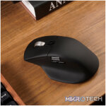 Keychron M6 30000 DPI Wireless Silent Mouse - Black (BT/2.4GHz/Wired) - Image 6