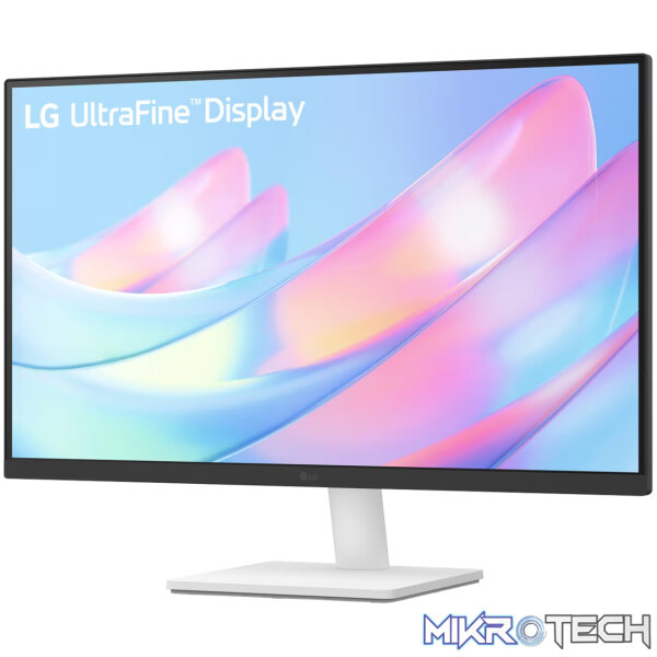 LG UltraFine 27" 4K UHD IPS Monitor - White - Image 2