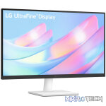 LG UltraFine 27" 4K UHD IPS Monitor - White - Image 3