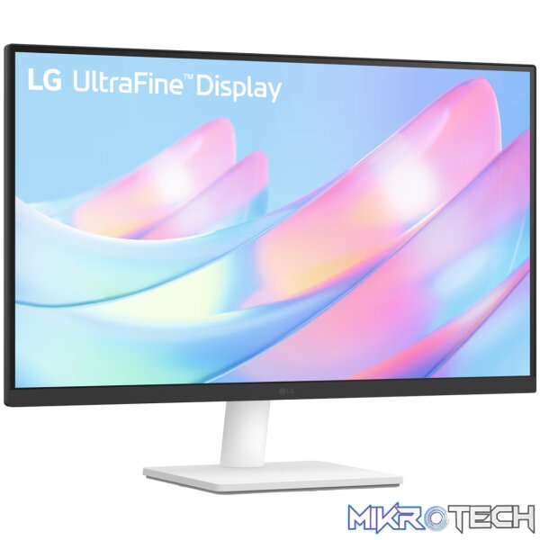 LG UltraFine 27" 4K UHD IPS Monitor - White - Image 3