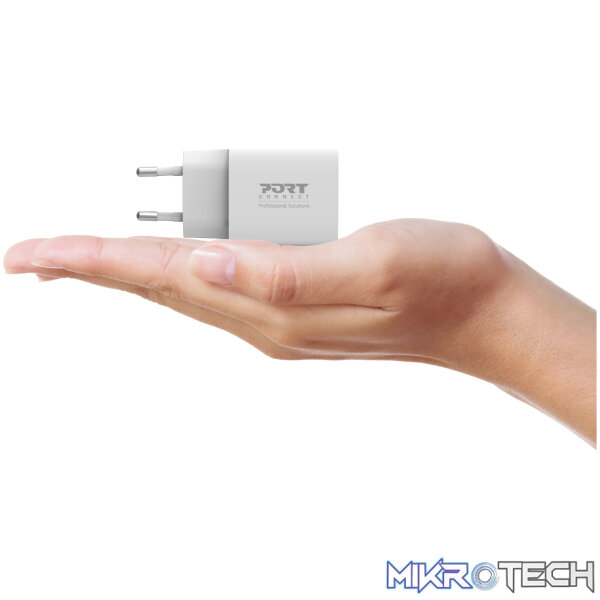 Port Connect 20W USB Type-C Pocket Wall Charger - Image 5