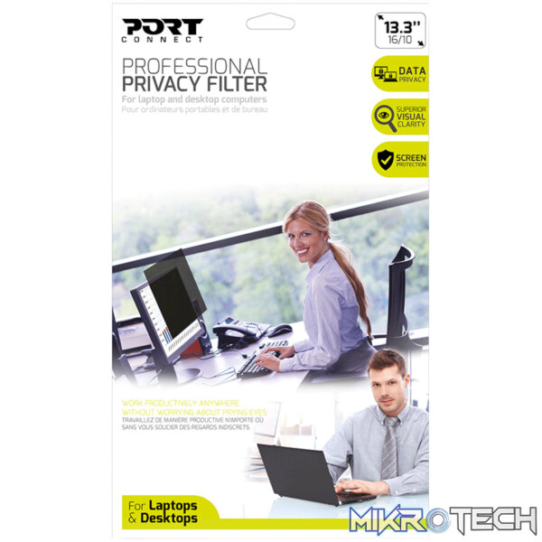Port Designs 13.3" Touch Screen Privacy Filter Port Designs 13.3" Touch Screen Privacy Filter