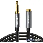 UGREEN AV118 3.5mm AUX Extension Cable 3m – Male to Female –(Black)