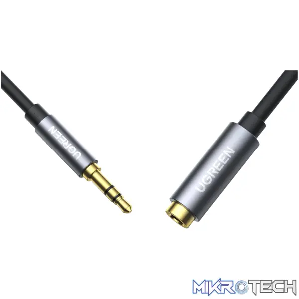 UGREEN AV118 3.5mm AUX Extension Cable 3m – Male to Female –(Black) - Image 3